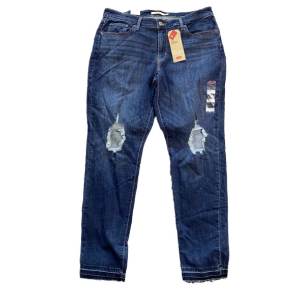 NWT Levi’s Plus Destroyed Skinny Jeans - Picture 1 of 4